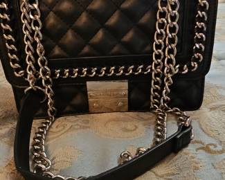 Carvela Bailey Quilted Chain Shoulder Bag