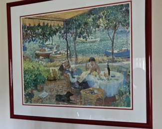 Sotiris Corzo "Cap d'Antibes" Artist Proof Print