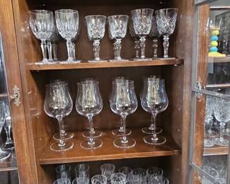 Cristal D'Arques "Assiette" Pattern Crystal Glassware Set