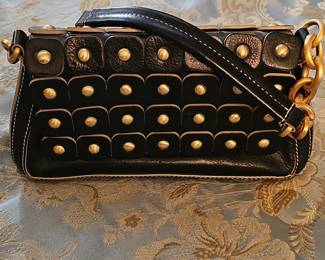 Khaite Elena Studded Leather Shoulder Bag