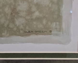 Glen Green "The Putt" Golf Art Print