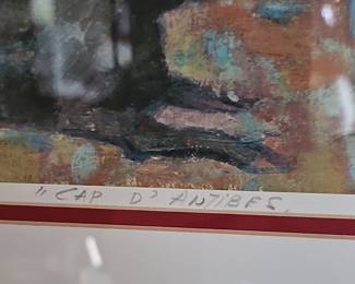 Sotiris Corzo "Cap d'Antibes" Artist Proof Print