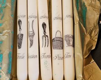 Smith & Hawken Garden Themed Dinner Candles