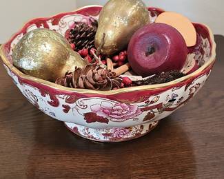 Vintage Mason's Ironstone "Brown Velvet" Serving Bowl
