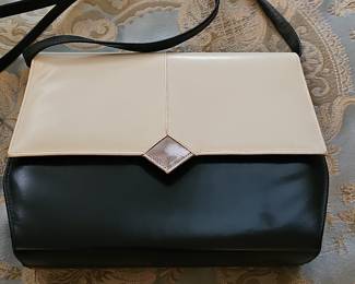 Kate Spade Wicker and Leather Clutch
