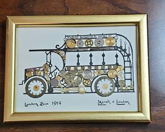Lkersh of London "London Bus 1914" Collage
