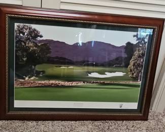 Jack Nicklaus Designed Bear Creek Golf Club "America's Best Fourth Hole" Framed Print