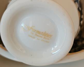 Formalities by Baum Bros. Porcelain Cup and Saucer Set