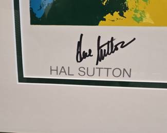 LeRoy Neiman 1984 Masters Tournament Golf Lithograph Signed by Multiple Players