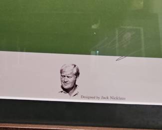 Jack Nicklaus Designed Bear Creek Golf Club "America's Best Fourth Hole" Framed Print