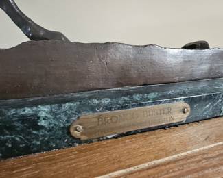 Bronco Buster Sculpture by Frederic Remington (Reproduction)