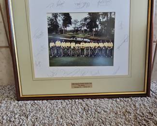 1989 Johnnie Walker Ryder Cup Framed Photograph