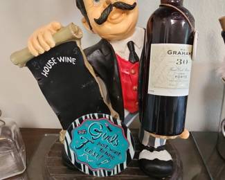 W. & J. Graham's 30 Year Tawny Port Figurine Display