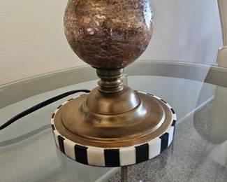 MacKenzie-Childs Courtly Check Bauble Table Lamp