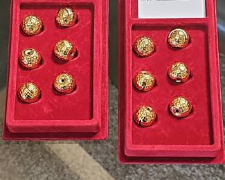 Gold Tone Charm Beads