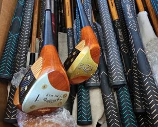 Mixed Set of Vintage Golf Clubs with Notable Brands