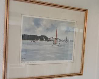 Peter Tonn Original Watercolor Painting 'OH Bowness'