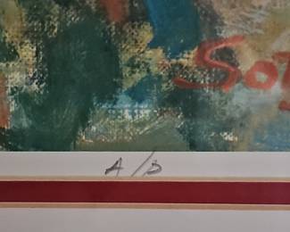 Sotiris Corzo "Cap d'Antibes" Artist Proof Print