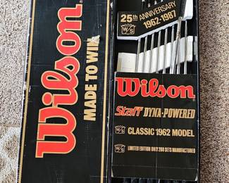 1962-63 Wilson Staff Dynapower Turfrider Sole Iron Set - RH