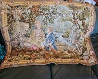Jardin d'Amour "Le Rêve" Tapestry by Marc Waymel for Franklin Mint