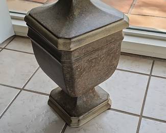 Zentique Distressed Resin Accent Urn