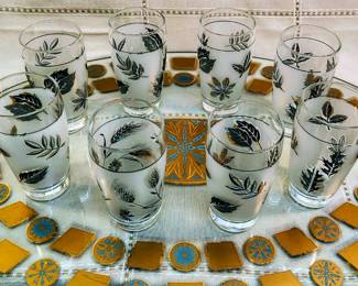 Libby mid century High Ball glasses