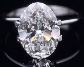 Diamond 3.02 Carat; Oval Cut