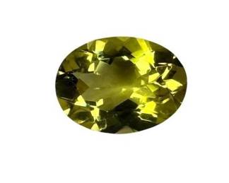 7.60 Carat Natural Lemon Quartz (Oval Cut)