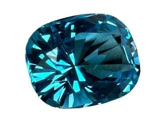 23.50 Carat Natural Blue Topaz (Cushion Cut)
