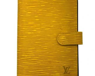 Louis Vuitton Yellow Epi Leather Agenda PM Cover