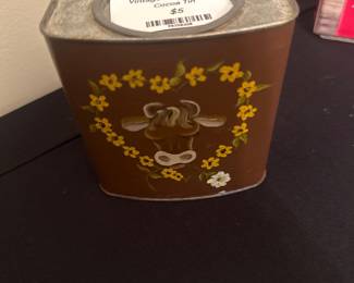 vintage, hand-painted tin