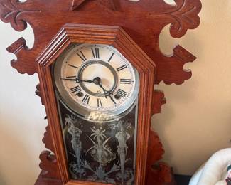 antique gingerbread mantel clock