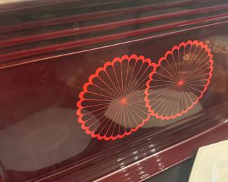 vintage Japanese lacquer tray