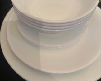 White dinnerware set
