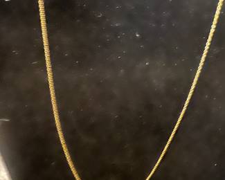 925 Rope Chain Necklace 16”