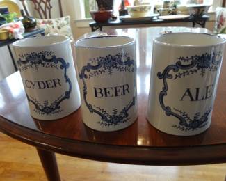 Royal Goedewaagen Holland Blue Delft Mugs