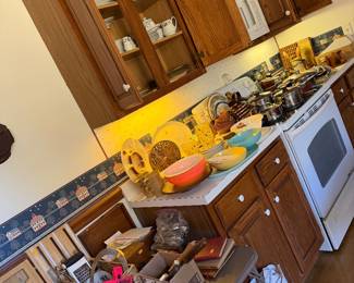 Vintage Pyrex, Corning ware and more