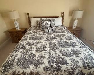 Waterford Bedding set. (Bed & nightstands are sold)