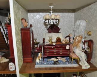 Doll Househouse #1 - to be sold furnished as lot # 1 to the highest offer.  Call prior to the sale  (805-444-6411) with your best offer