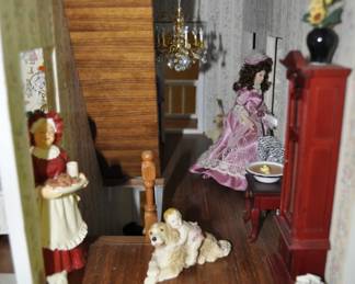 Doll Househouse #1 - to be sold furnished as lot # 1 to the highest offer.  Call prior to the sale  (805-444-6411) with your best offer