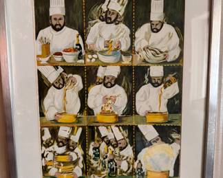 Guy Buffet - Great Chefs of California  - set of eight lithos - 6/24