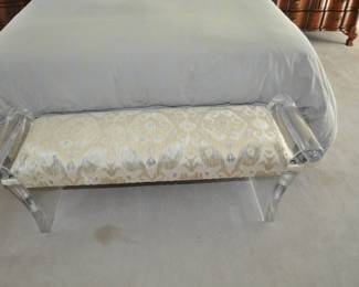 Vintage Barry Richman Lucite Bench