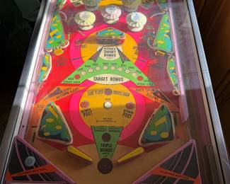 BullsEye Baseball Chicago Coins pinball machine 1967