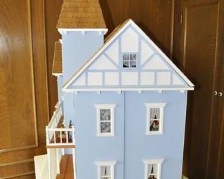 Doll Househouse #1 - to be sold furnished as lot # 1 to the highest offer.  Call prior to the sale  (805-444-6411) with your best offer