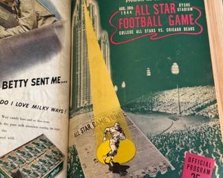 To be sold as a lot of 15 volumes of Vintage sports programs, tickets, etc.