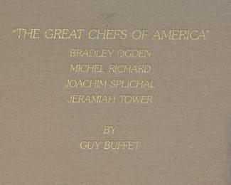 Great Chefs of America by Guy Buffet -  8 lithos - LTD ED   24 0f 500