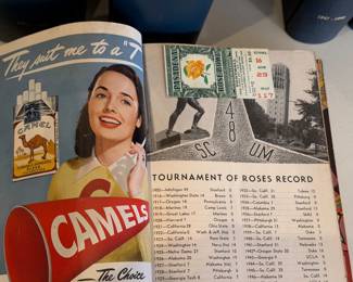 To be sold as a lot of 15 volumes of Vintage sports programs, tickets, etc.