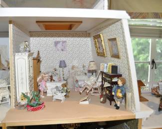 Doll Househouse #2 - to be sold furnished as lot # 2 to the highest offer.  Call prior to the sale  (805-444-6411) with your best offer
