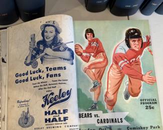 To be sold as a lot of 15 volumes of Vintage sports programs, tickets, etc.