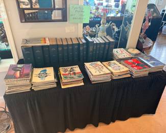 To be sold as ONE LOT of 15 volumes of bound Vintage sports programs, tickets, 200  unbound Football - Baseball programs, etc.  